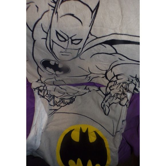 lot of 2 DC Comics  Batman towels large bath towels - Picture 2 of 2